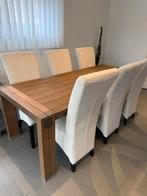 Table à manger avec chaises, Maison & Meubles, Salles à manger complètes, Enlèvement, Comme neuf