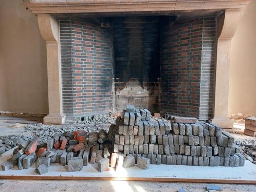 Zwarte paepesteen, Doe-het-zelf en Bouw, Metselstenen, Gebruikt, Ophalen