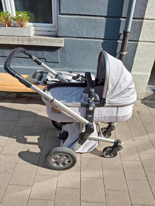 Joolz Day lichtgrijs, Kinderen en Baby's, Kinderwagens en Combinaties, Gebruikt, Kinderwagen, Overige merken, Luchtbanden, Verstelbare duwstang