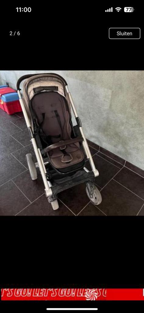musty igo, Kinderen en Baby's, Buggy's, Gebruikt, Overige merken, Verstelbare rugleuning, Voetenzak, Zonnekap, Ophalen