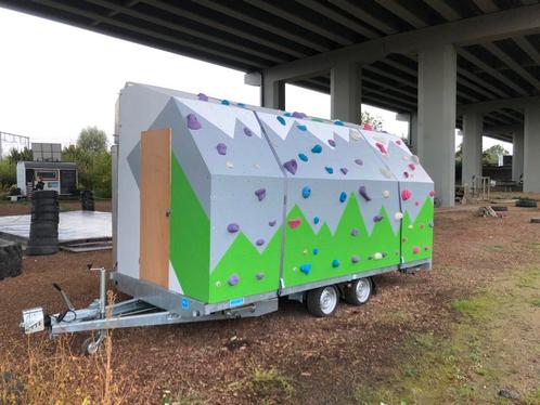 Blouder - klimtrailer: 5 meter bij 2,2 meter klimplezier, Auto diversen, Aanhangers en Bagagewagens, Nieuw, Ophalen