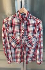 Wit-rood geruit hemd van ZARA (maat S), Kleding | Dames, Ophalen of Verzenden, Zo goed als nieuw, Maat 36 (S), Wit