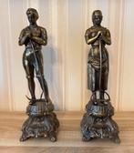 Angelus beelden, metaallegering, 43 cm hoog, Enlèvement