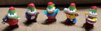 5 miniatuurfiguurtjes: clowntjes, Verzamelen, Ophalen of Verzenden, Zo goed als nieuw