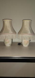 set nachtlampjes, Huis en Inrichting, Lampen | Tafellampen, Ophalen, Gebruikt, Minder dan 50 cm