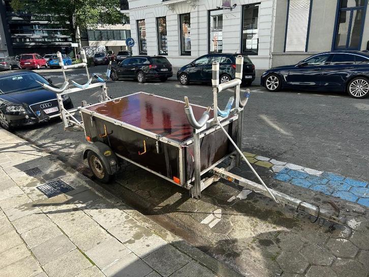 Aanhangwagen voor kajaks, Watersport en Boten, Kajaks, Gebruikt, Ophalen