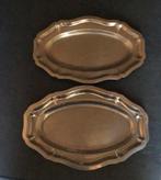 2x inox schaal, Antiek en Kunst, Ophalen