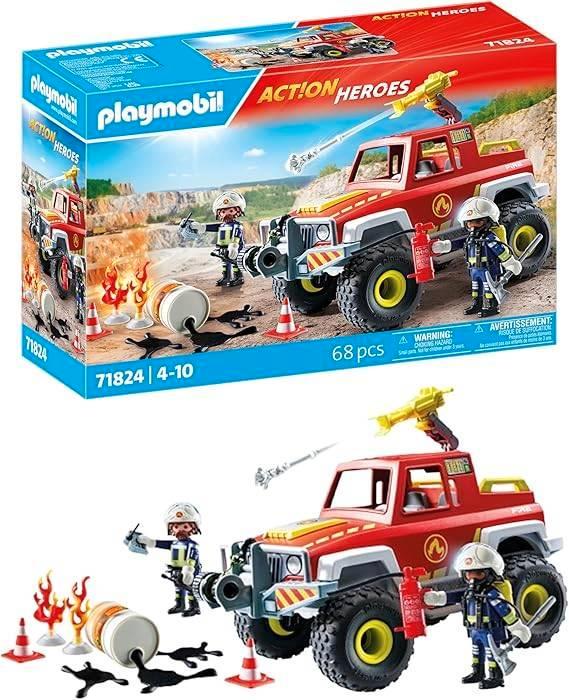PLAYMOBIL | Brandweerauto | GRATIS LEVERING, Kinderen en Baby's, Speelgoed | Playmobil, Nieuw, Complete set, Verzenden