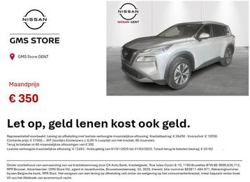 NISSAN X-TRAIL N-CONNECTA 7PL MHEV // GMS STORE NISSAN GENT, Autos, Argent ou Gris, Achat, Entreprise, 7 places