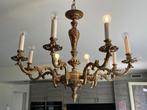 Bronzen luster met 2 wandarmaturen, Antiek en Kunst, Antiek | Verlichting, Ophalen