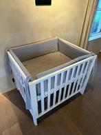 Babypark met matras en omranding, Ophalen, Zo goed als nieuw, Rechthoekig, In hoogte verstelbaar