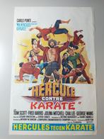 Carlo Ponti Hercules tegen karate Belgische filmposter, Verzamelen, Ophalen of Verzenden