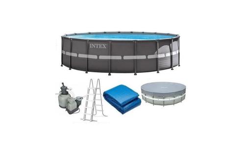 INTEX ULTRA XTR FRAME POOL  (4.88m x 1.22m), Tuin en Terras, Zwembaden, Gebruikt, Opzetzwembad, Rond, Ophalen