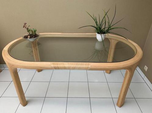 Tafel (rotan), Huis en Inrichting, Tafels | Eettafels, Zo goed als nieuw, Ophalen