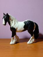 Cheval Gypsy Cob noir et blanc Collection Leonardo 14cm, Collections, Enlèvement, Comme neuf, Animal