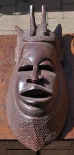 Artisanat Africain - Masque à figure humaine - Très bon état, Enlèvement