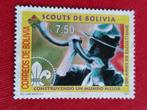 Bolivia 2007: scouts - Lord Baden-Powell op koedoe hoorn, Postzegels en Munten, Postzegels | Amerika, Ophalen of Verzenden, Zuid-Amerika