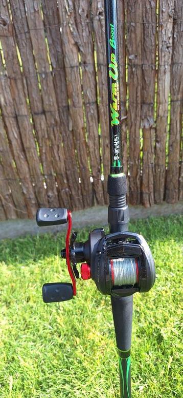 Gunki warm up boost c240xxh+ met abu garcia blackmax reel beschikbaar voor biedingen