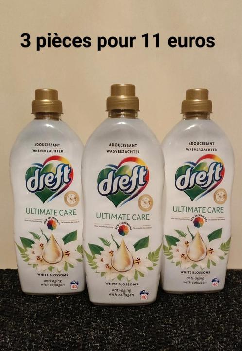 3 wasverzachters van Dreft ultimate care 1L (40 doses), Huis en Inrichting, Schoonmaakartikelen, Ophalen