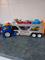 Vrachtwagen met autootjes, Ophalen, Zo goed als nieuw