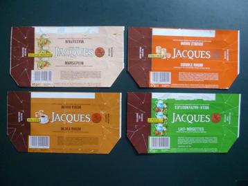 chocolade Jacques chocolat omslagen emballages jaren '80 x 4 beschikbaar voor biedingen