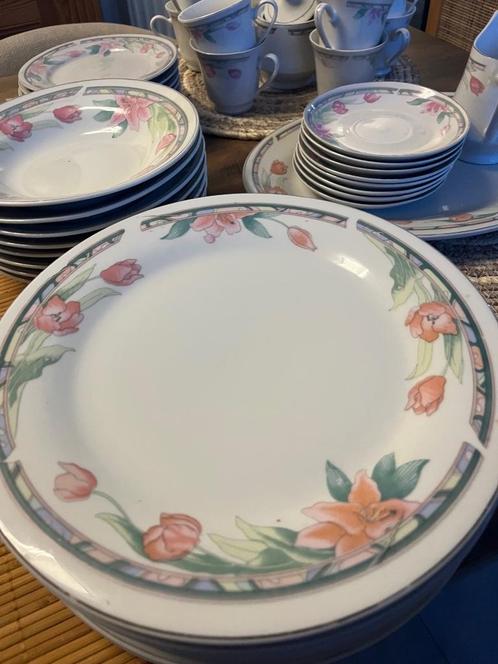 Antiek servies - 8-delig, Antiek en Kunst, Antiek | Porselein, Ophalen