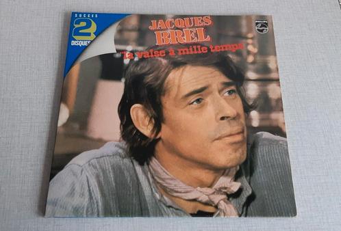 4 Vinyle Jacques Brel (2 disques) : la Franse a mille temps., CD & DVD, Vinyles | Country & Western, Comme neuf, Enlèvement ou Envoi