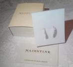 Nouvelles boucles d'oreilles en argent avec certificat., Enlèvement, Avec strass, Blanc, Argent