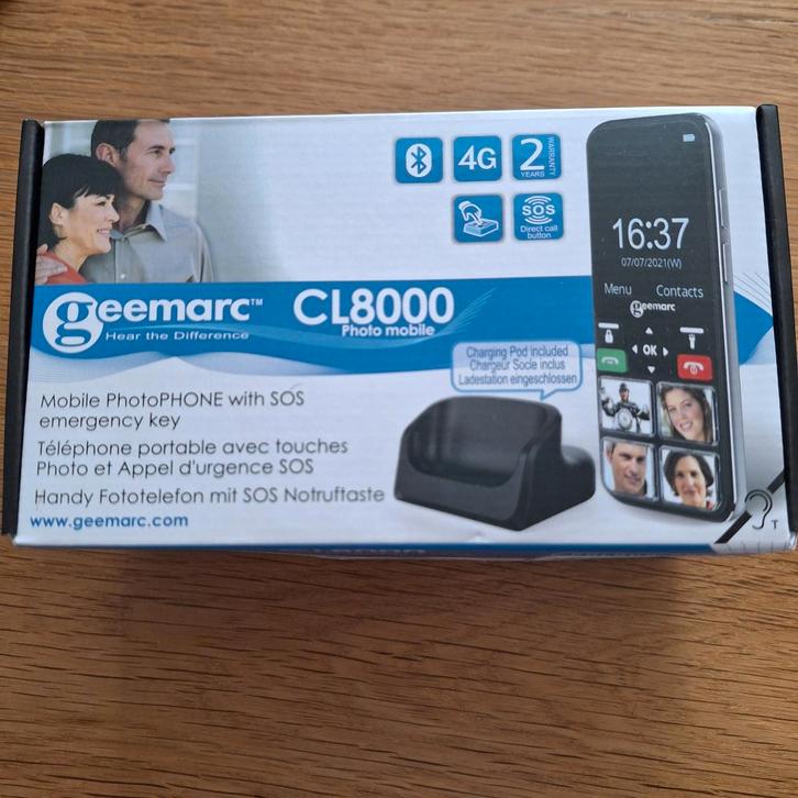 telefoon Geemarc CL8000, Télécoms, Téléphonie mobile | Marques Autre, Comme neuf, Sans abonnement, Classique ou Candybar, Pas d'appareil photo