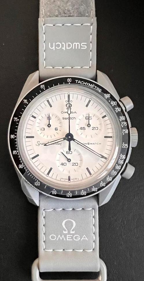 Swatch x Omega Moonswatch 1965, Handtassen en Accessoires, Horloges | Heren, Nieuw, Omega, Ophalen