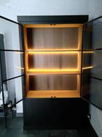 Vitrinekast, Ophalen, 100 tot 150 cm, 200 cm of meer, Eikenhout