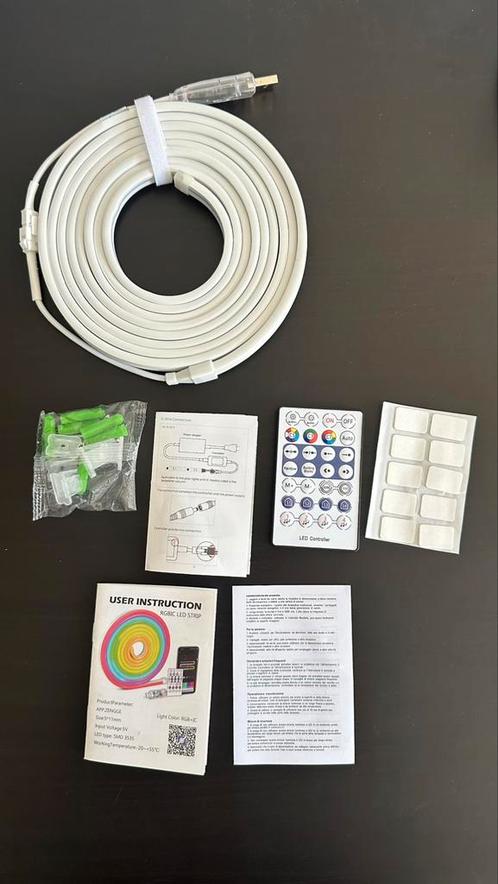 RGB Neon LED Strip 3 m – NIEUW, Huis en Inrichting, Lampen | Overige, Nieuw, Ophalen