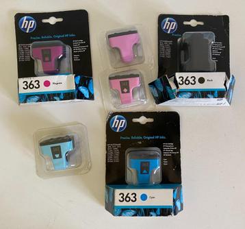 Pack van 7 originele HP 363 cartridges van HP New beschikbaar voor biedingen