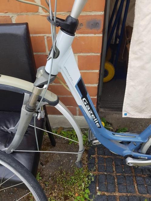 Elektrische fiietsen, Fietsen en Brommers, Elektrische fietsen, Gebruikt, Gazelle, 47 tot 51 cm, 30 tot 50 km per accu, Ophalen