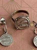 Zilveren set 925, Handtassen en Accessoires, Bedels, Ophalen of Verzenden, Zo goed als nieuw, Zilver