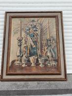 Huile sur panneau signe Mathilde de Monceau, Antiek en Kunst, Ophalen of Verzenden