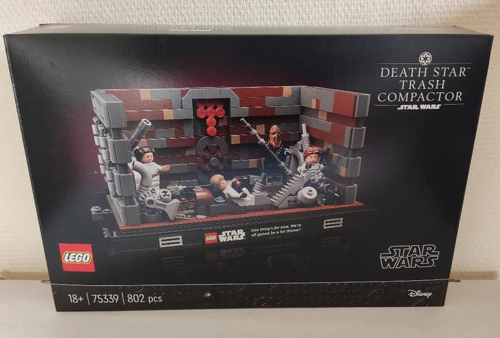 lego star wars 75339 death star afvalpers diorama, Kinderen en Baby's, Speelgoed | Duplo en Lego, Nieuw, Lego, Complete set, Ophalen of Verzenden