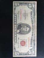 5 dollars USA 1963 jaar, Postzegels en Munten, Los biljet, Ophalen of Verzenden, Noord-Amerika