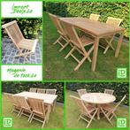 ‼️LENTEPROMO‼️TEAK TUINSET‼️, Nieuw, Tuinset, Ophalen of Verzenden