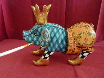 TOMS DRAG ART - VARKEN MET CIGARETTE - LARGE MODEL beschikbaar voor biedingen