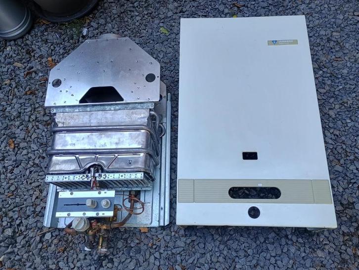 Gratis doorstromer Junkers WR400 (warmwater geiser propaan), Doe-het-zelf en Bouw, Chauffageketels en Boilers, Gebruikt, Geiser