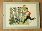 cadre Tintin et le sceptre d'Ottokar 24x18cm, Enlèvement ou Envoi, Tintin, Utilisé, Image, Affiche ou Autocollant