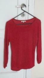 rue blanche linnen shirt lange mouwen maat 1, Comme neuf, Taille 36 (S), Manches longues, Rouge