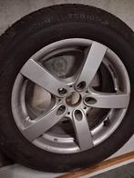 Ensemble de pneus d'hiver Continental 245/55 R17 102H, Enlèvement, Utilisé, Pneus hiver, 245 mm