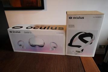 Oculus Meta Quest 2 128gb + Elite strap beschikbaar voor biedingen