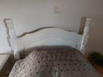 Houten wit kinderbed + meubel, Enlèvement, Comme neuf, Blanc