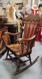 Retro .vintage houten schommelstoel, Ophalen