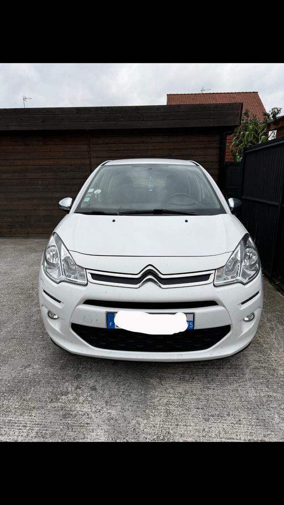 C3 2015, Auto's, Citroën, C3, Apple Carplay, Diesel, 5 deurs, Wit, Zwart, Ophalen