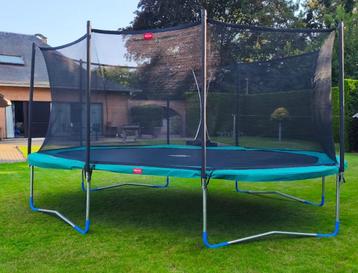 trampoline BERG Grand Favorit Regular  520 cm Ovaal Groen  beschikbaar voor biedingen