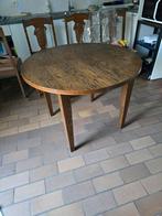 Houten ronde tafel, Ophalen
